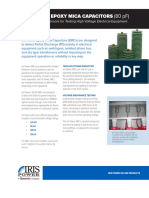 Iris Power Epoxy Mica Capacitors (80 PF) : Partial Discharge Sensors For Testing High Voltage Electrical Equipment