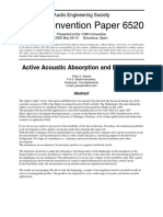 Convention Paper 6520: Active Acoustic Absorption and Reflection