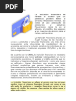 Tema II. La Inclusión Financiera