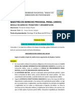 Caso de Homicido en La Unidad Militar X