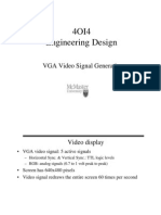 VGA Video Signal Generation