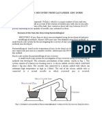 Zinc Recovery From Galvanized Zinc Dorss