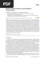 Metals: Review of Microstructures and Properties of Zinc Alloys