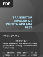 Transistor Bipolar de Puerta Aislada IBGT