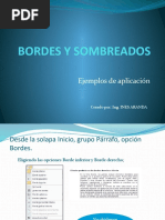 Bordes y Sombreados - PPSX