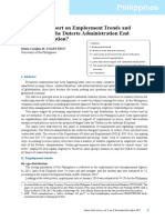 Philippines: Philippine Report On Employment Trends and Policies: Can The Duterte Administration End Contractualization?