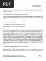 Review: Male Involvement in Family Planning Decision Making in Sub-Saharan Africa-What The Evidence Suggests