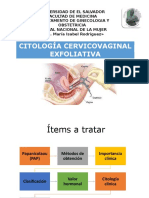 Citología Cervicovaginal Exfoliativa