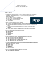 CA Assignment No. 5 Part 1 ABC and Joint Costing