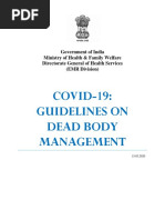 COVID-19 Deadbody Management Protocol Yadukul YK PDF