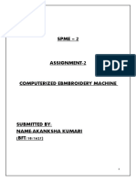 Computerized Embroidery Machine