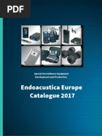 Endoacustica Bugs Catalogue 2017