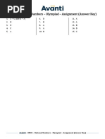 8M01 - Rational Numbers - Olympiad - Assignment (Answer Key)