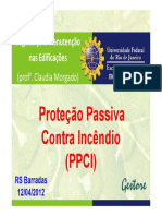 16 Proteção Passiva Contra Incêndio (SLIDES 2012) PDF