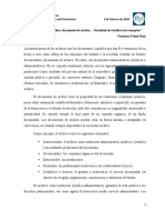 Archivistica, Archivo, Documento de Archivo Francisco Fuster