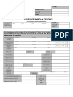 Acta de Entrevista A Testigo