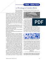 Elimination of Fouling in Catalyst Beds: Final Analysis