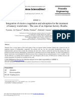 Integration of Electro Coagulation and Adsorption For The Treatment of Tannery Wastewater - The Case of An Algerian Factory, Rouiba