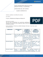 Cuadro Comparativo Dimensiones Del Ser Humano