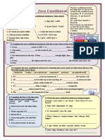 Zero Conditional: If I Eat Too Much, I Feel Ill. Rains / Rained, Die / Will Die. Starts /will Start Have / Had
