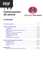 Cementación de Pozos