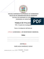 Portada y Formato para Presentación de Trabajo de Titulación Fade