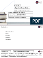 Course Code: CS 281 Course Title: Digital Logic Design (DLD)