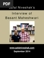 Safal Niveshak Interview of Basant Maheshwari Sept. 2014 PDF