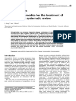 Homeopathic Remedies For The Treatment of Osteoarthritis: A Systematic Review