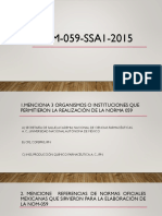 Nom 059 Ssa1 2015 PDF