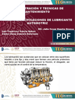 Tipos y Esp. Lubricantes Automotriz