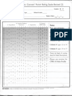 Profile For Females: Conners' Parent Rating Scale-Revised (S)