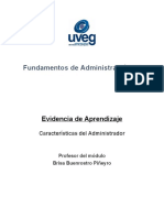 Características Del Administrador