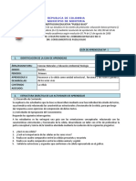 Guia de Aprendizaje Grado 10° - Primer Periodo