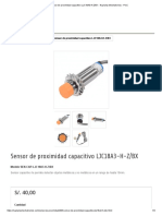 Sensor de Proximidad Capacitivo LJC18A3-H-Z - BX - Naylamp Mechatronics - Perú