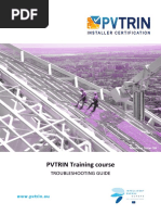 PVTRIN Training Course: Troubleshooting Guide