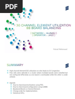 Huawei - 3G Channel Element Utilization (Board Balancing) PDF