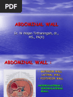 Abdominal Wall and Hollow Organ