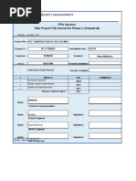 PPA Section Site Project PQI Format For Phase V (Industrial)