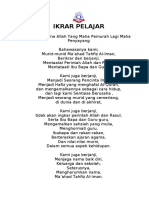 Teks Ikrar Pelajar