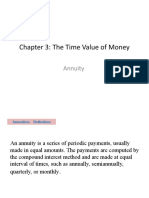 Chapter 3: The Time Value of Money: Annuity