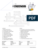 Halloween Crossword: Name: Date