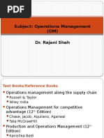 Module-1 - Chap 1 Intro of OM