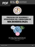 Protocolo de Seguridad y Operatividad de Laboratorio de Microbiología