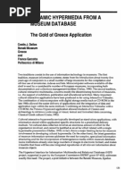 Costis Dallas & Franca Garzotto (1993) Dynamic Hypermedia From A Museum Database: The Gold of Greece Application