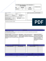 Registro Reporte de Actos Inseguros, Condiciones Inseguras y Casi Accidentes