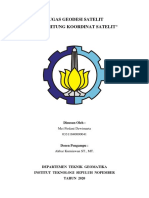 Menghitung Koordinat Satelit PDF