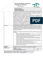 Planificación de Investigación Operativa - 822 - Ciclo 2020