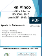 Treinamento Auditor Iatf 16949