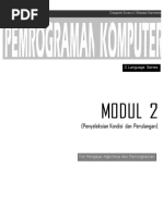 PrakProKom - Modul 2 - Penyeleksian Kondisi Dan Perulangan